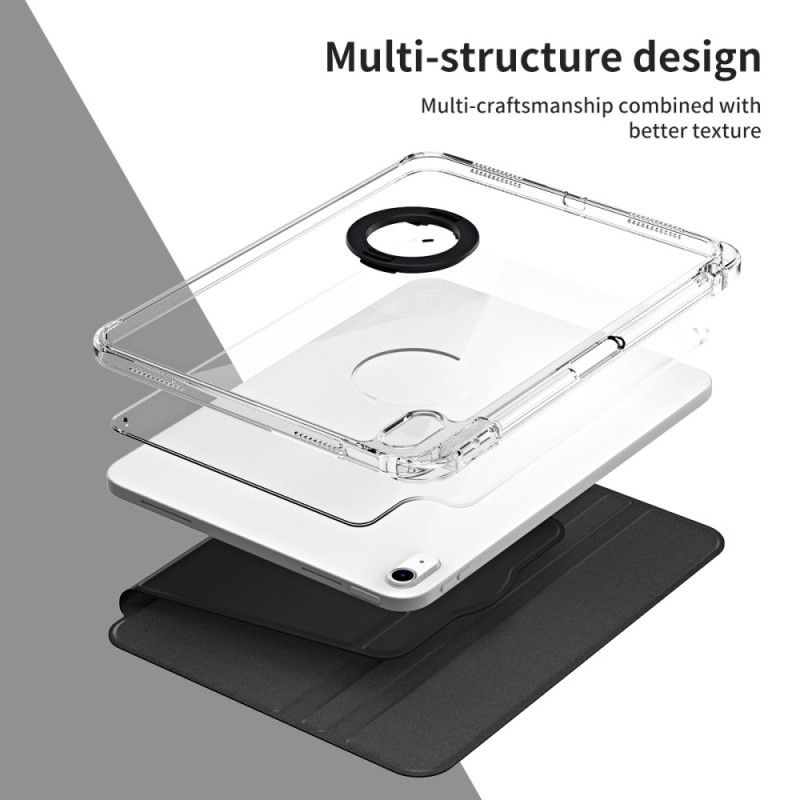 Cover iPad (2025) Hybride Met Draaibare Standaard