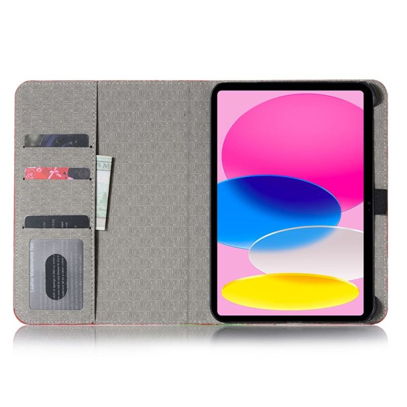 Cover iPad (2025) Krokodillenstijl Bescherming Hoesje