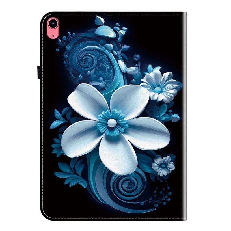 Cover iPad (2025) Witte Orchidee Bescherming Hoesje