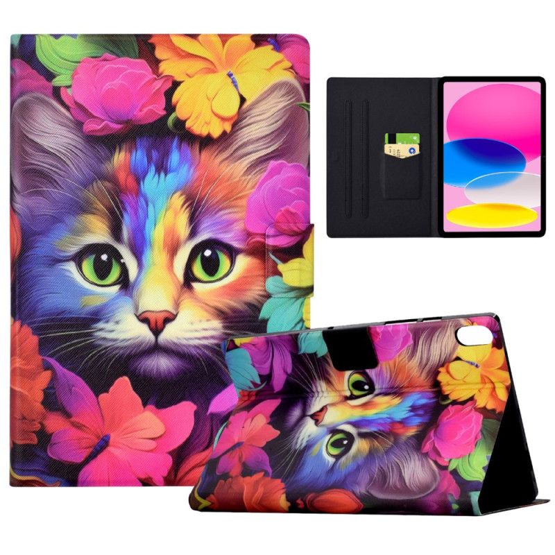 Cover Voor iPad (2025) Roze Kitten