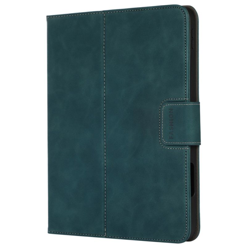 Folio-hoesje iPad (2025) Leren Klep En Stylushouder