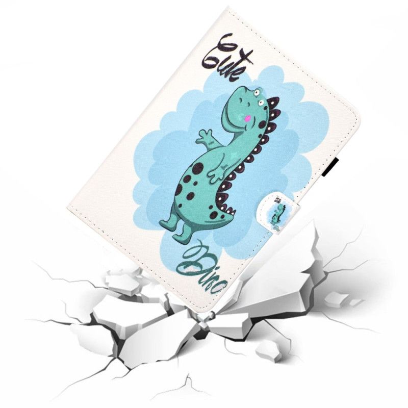 Folio-hoesje iPad (2025) Telefoonhoesje Schattige Dinosaurus
