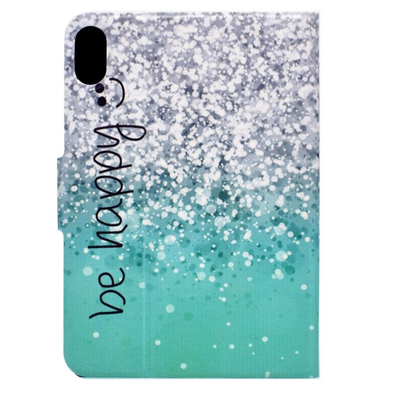 Folio-hoesje iPad (2025) Telefoonhoesje Wees Gelukkig