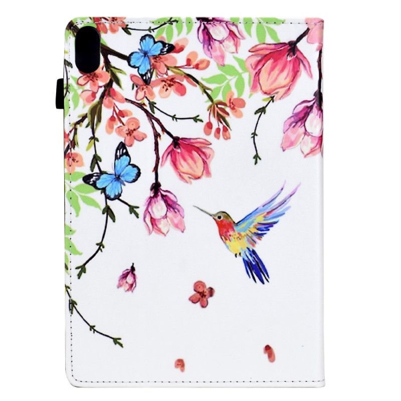 Hoesje Case iPad (2025) Bloemen- En Vogelpatroon