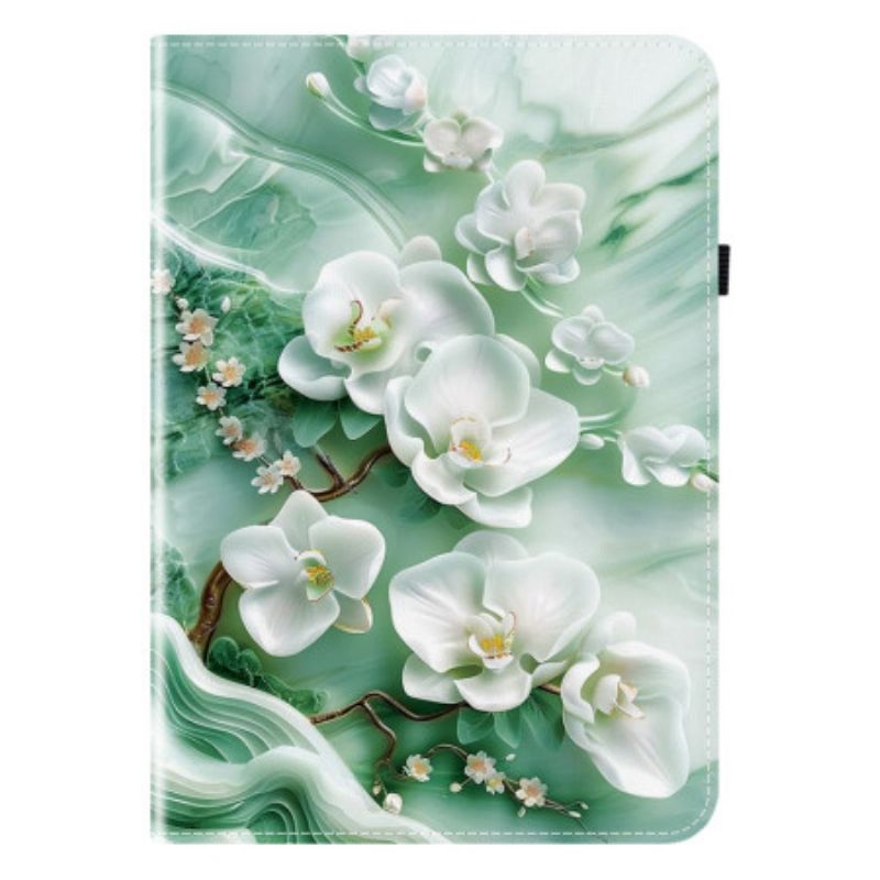 Hoesje Case iPad (2025) Telefoonhoesje Jadebloemen
