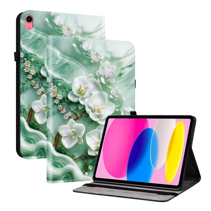 Hoesje Case iPad (2025) Telefoonhoesje Jadebloemen