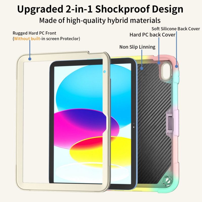 Hoesje iPad (2025) Duurzame Vlinder Schouderband