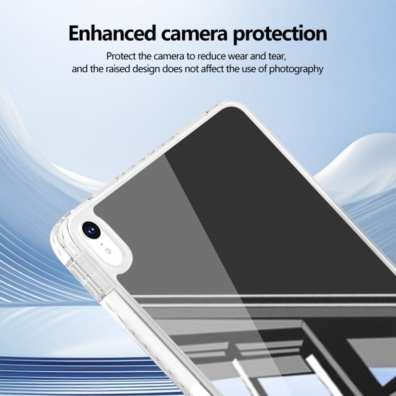 Hoesje iPad (2025) Hybride Met Stylushouder Bescherming Hoesje