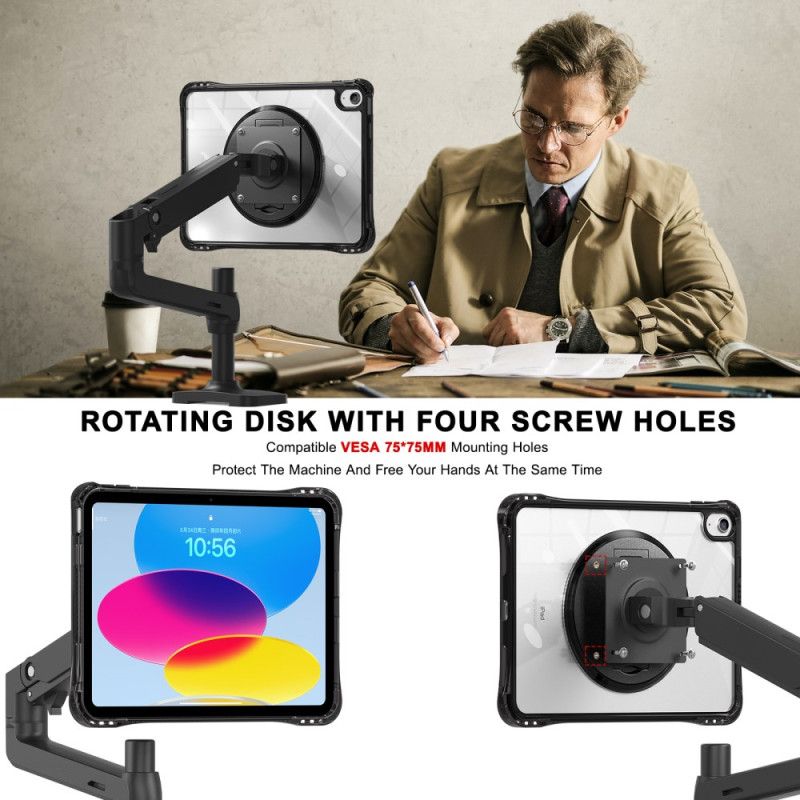 Hoesje iPad (2025) Transparante Geïntegreerde Standaard Bescherming Hoesje