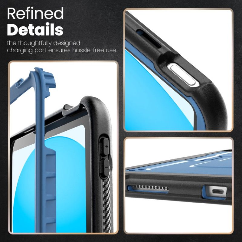 Hoesje Voor iPad (2025) Geïntegreerde Standaard En Riem