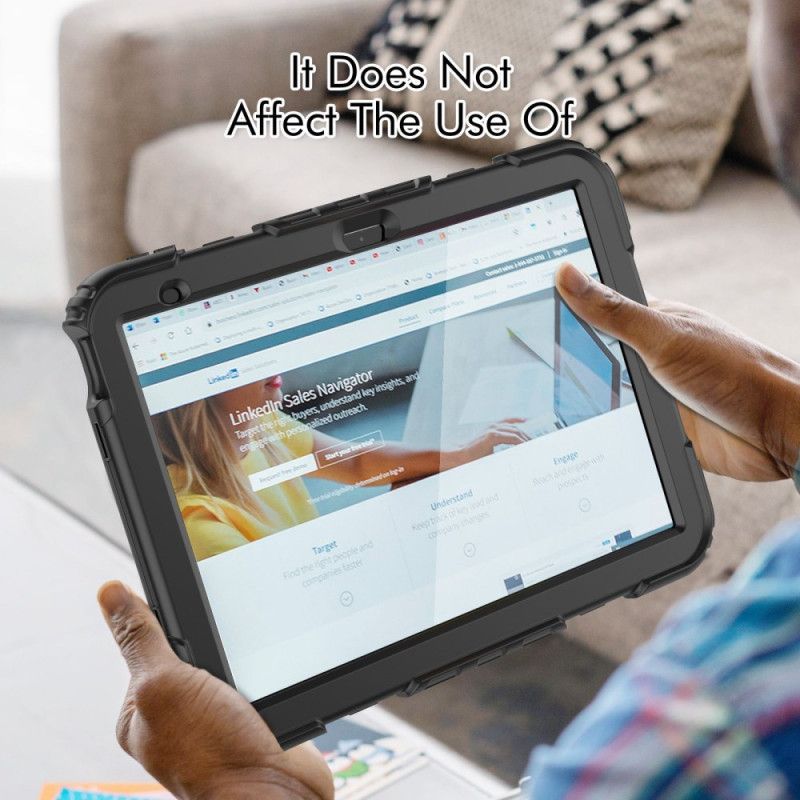 Hoesje Voor iPad (2025) Stevig Met Handvat En Standaard