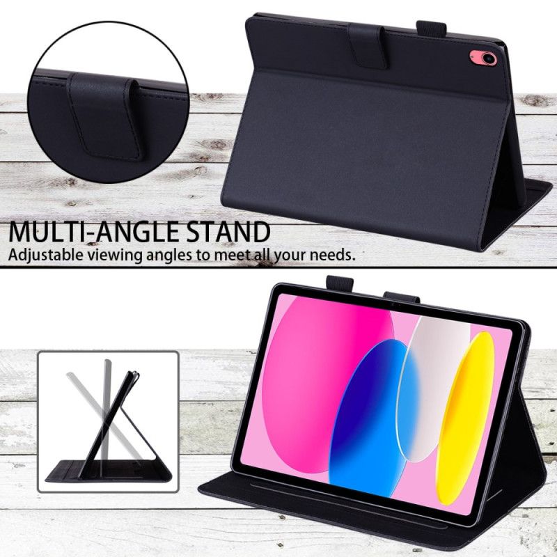 Leren Hoesje Voor iPad (2025) Leuke Sluiting