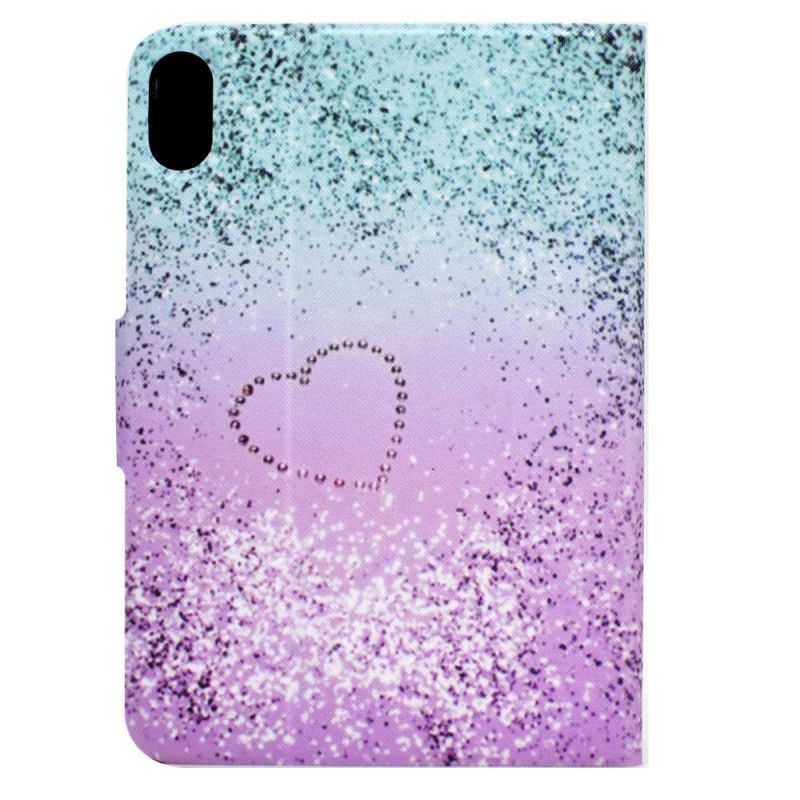 Leren Hoesje Voor iPad (2025) Sprankelende Pailletten