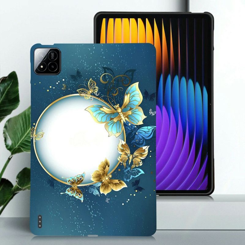 Case Hoesje Xiaomi Pad 7 / 7 Pro Telefoonhoesje Vlinderkrans