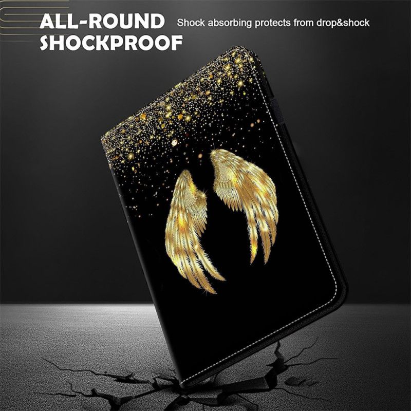 Cover Xiaomi Pad 7 / 7 Pro Gouden Vleugels Bescherming Hoesje