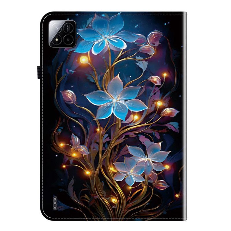 Cover Xiaomi Pad 7 / 7 Pro Lichtgevende Bloemen Bescherming Hoesje