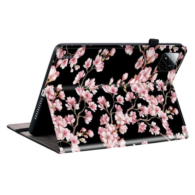 Flip Case Leren Xiaomi Pad 7 / 7 Pro Pruimenbloesems