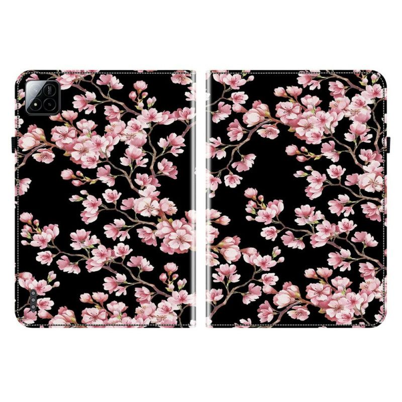 Flip Case Leren Xiaomi Pad 7 / 7 Pro Pruimenbloesems