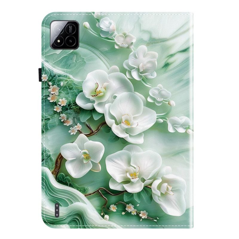 Hoesje Case Xiaomi Pad 7 / 7 Pro Telefoonhoesje Jade Bloemen