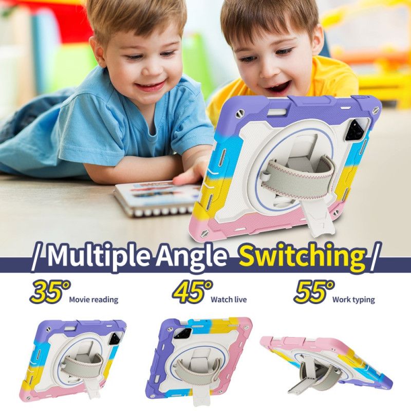 Hoesje Xiaomi Pad 7 / 7 Pro Ultrabestendig Met Band En Standaard