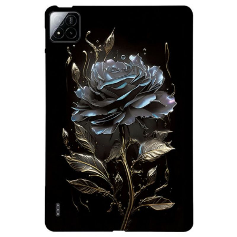 Hoesje Xiaomi Pad 7 / 7 Pro Zwarte Roos