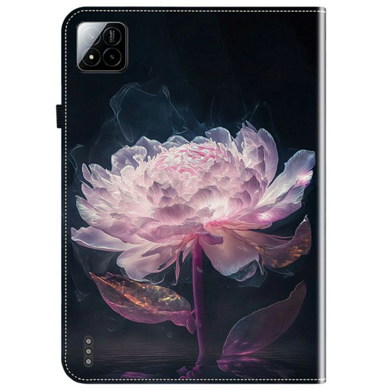 Leren Hoesje Xiaomi Pad 7 / 7 Pro Pioenroos Bescherming Hoesje