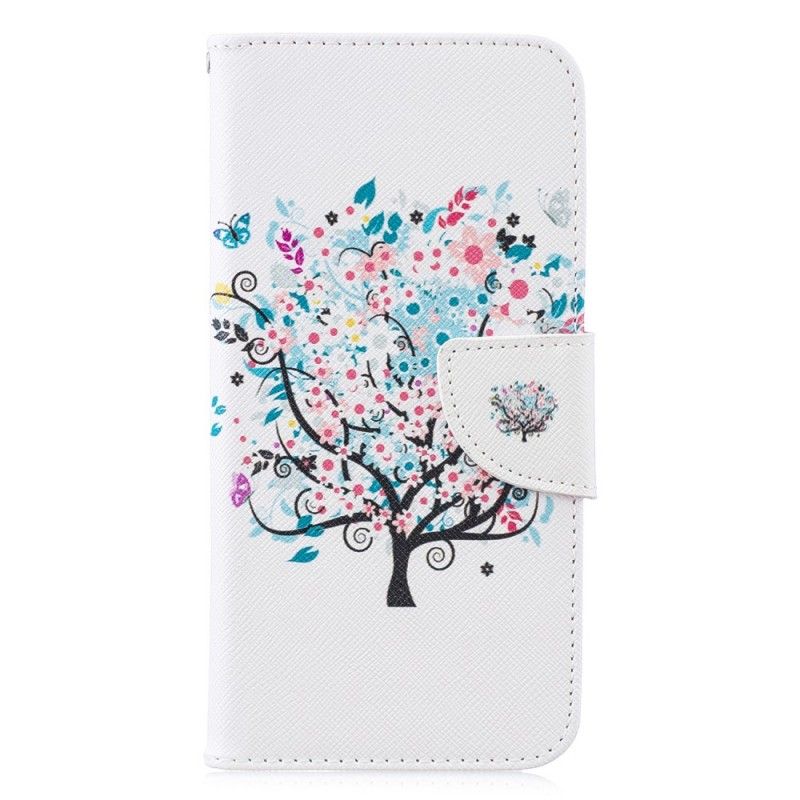 Bescherming Hoesje Huawei P30 Lite Telefoonhoesje Bloemrijke Boom