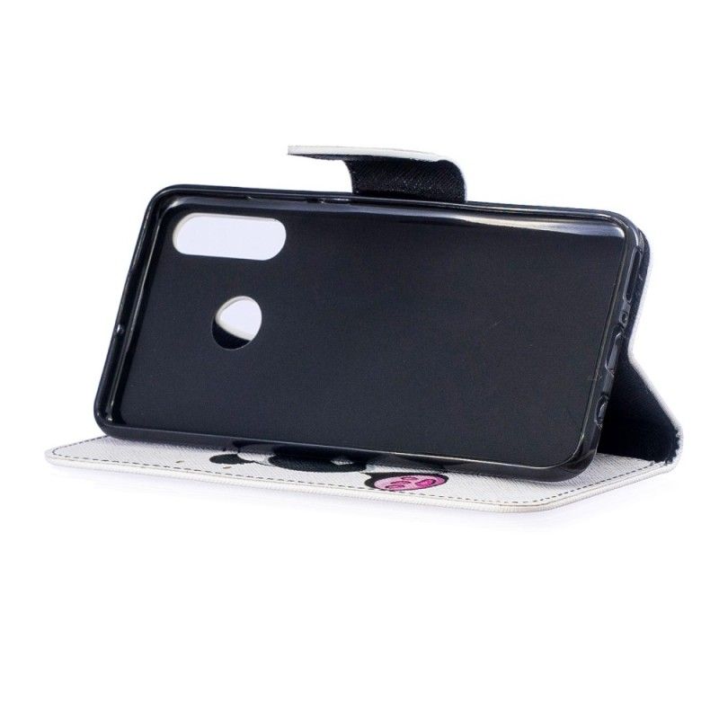 Bescherming Hoesje Huawei P30 Lite Telefoonhoesje Leuke Panda