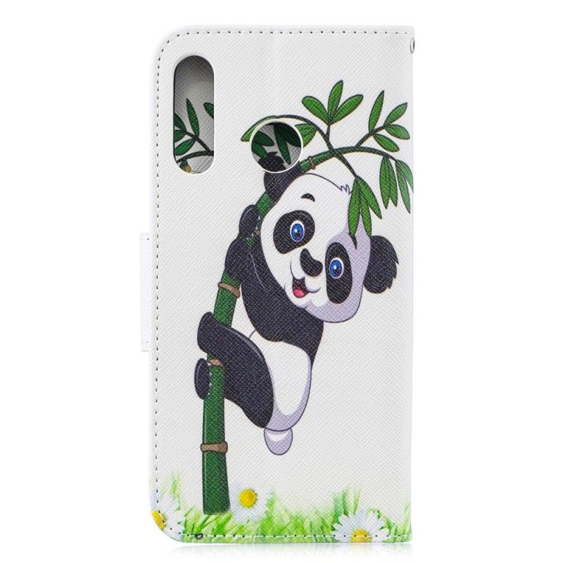 Bescherming Hoesje Huawei P30 Lite Telefoonhoesje Panda Op Bamboe