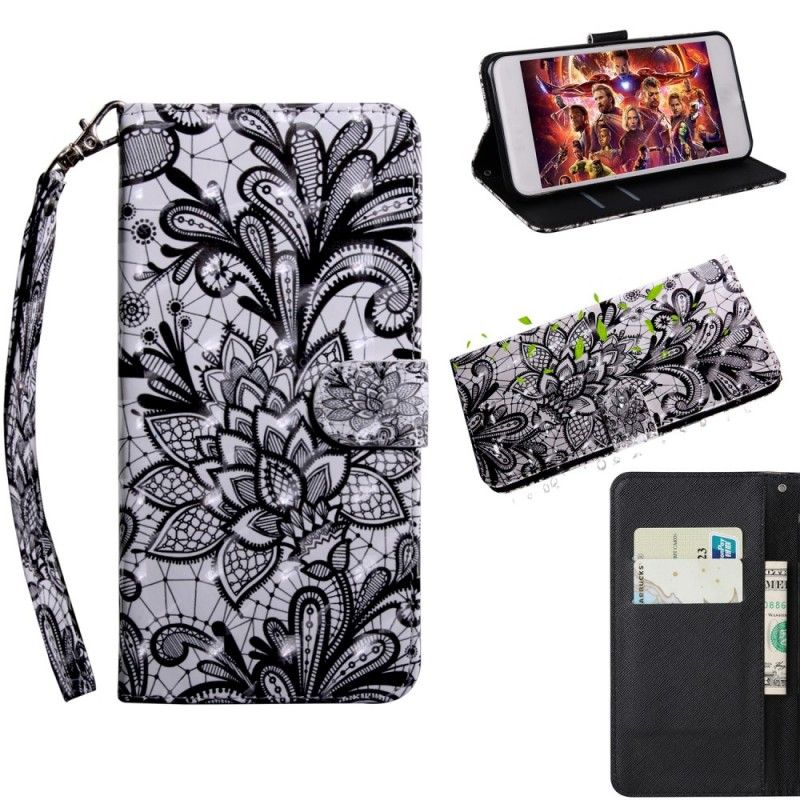 Flip Case Leren Huawei P30 Lite Volledig Kant
