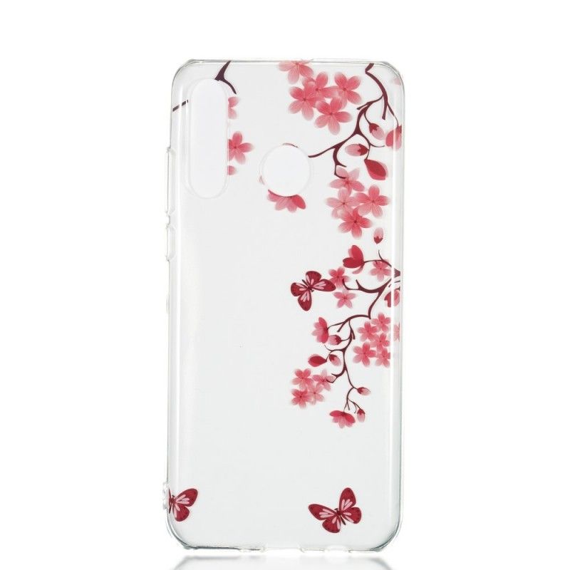 Hoesje Huawei P30 Lite Transparant Bloeiende Boom