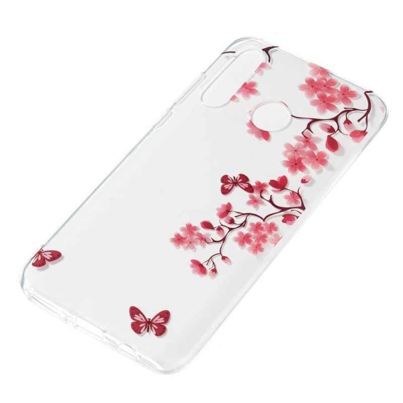 Hoesje Huawei P30 Lite Transparant Bloeiende Boom