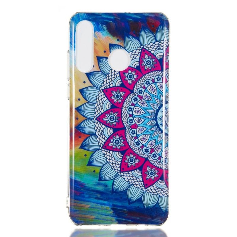 Hoesje voor Huawei P30 Lite Fluorescerende Mandala