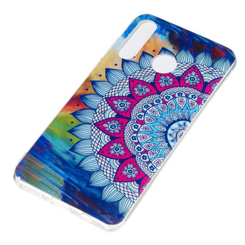 Hoesje voor Huawei P30 Lite Fluorescerende Mandala