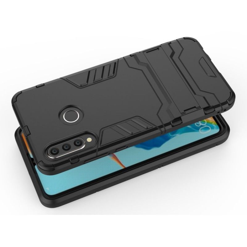 Hoesje voor Huawei P30 Lite Rood Zwart Tong