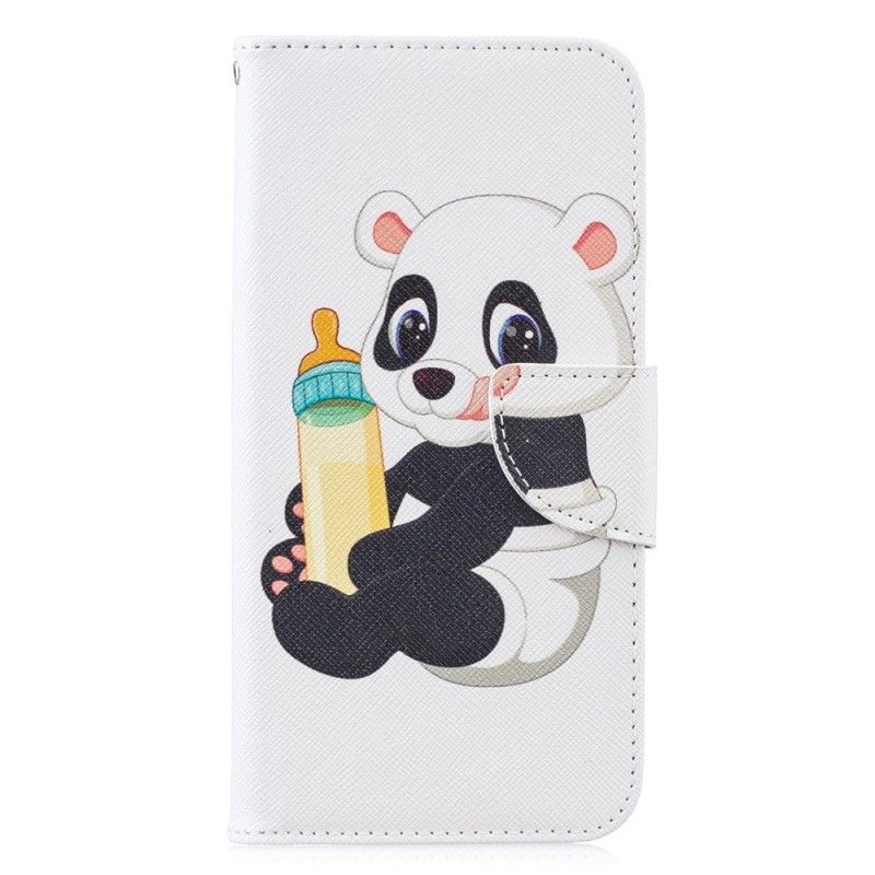 Leren Hoesje voor Huawei P30 Lite Babypanda