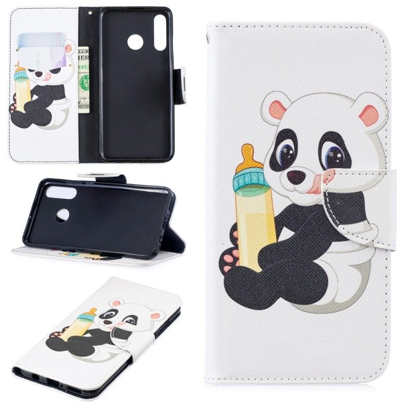 Leren Hoesje voor Huawei P30 Lite Babypanda