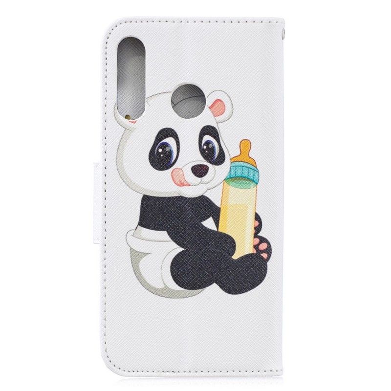 Leren Hoesje voor Huawei P30 Lite Babypanda