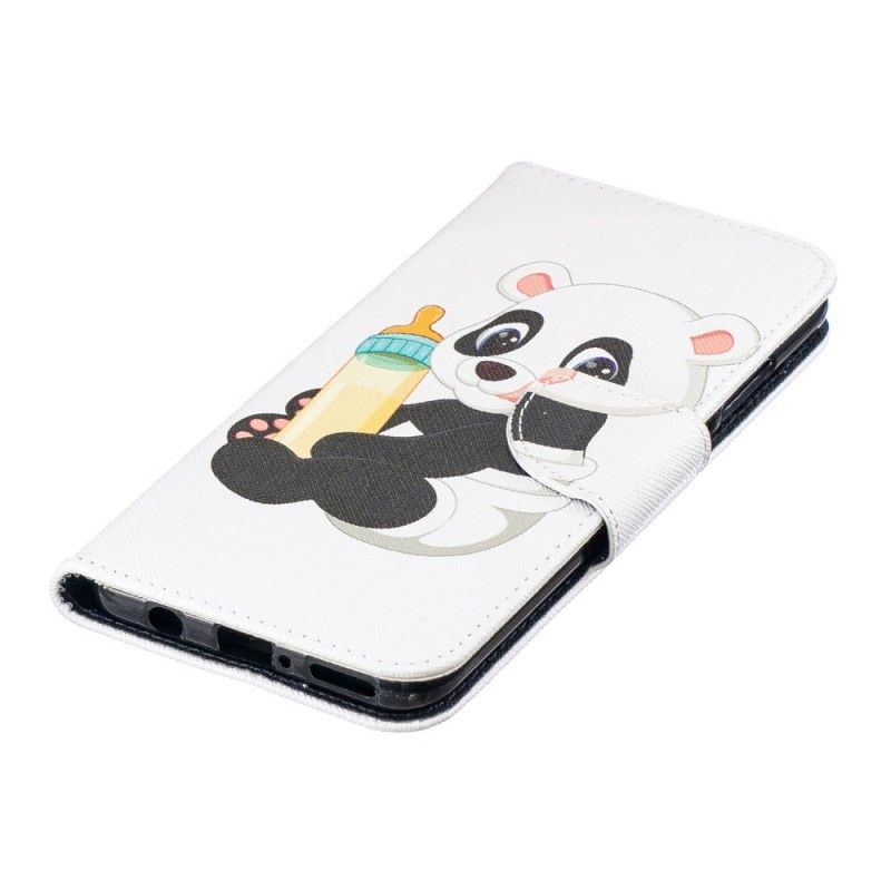 Leren Hoesje voor Huawei P30 Lite Babypanda