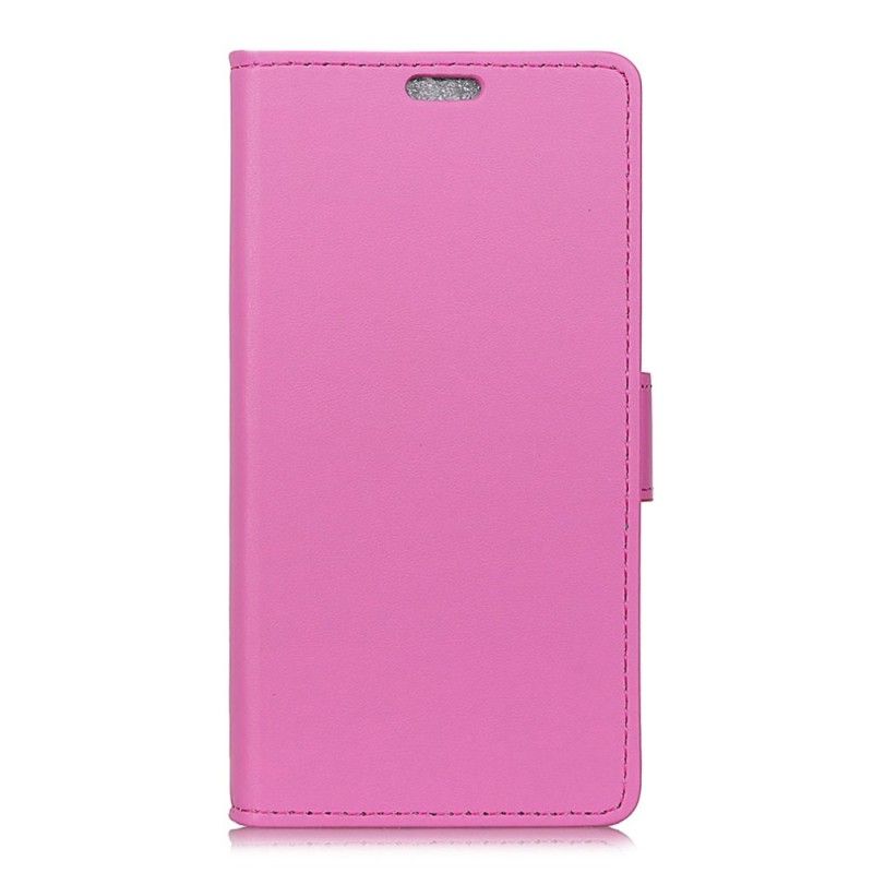 Leren Hoesje voor Huawei P30 Lite Wit Zwart Retro Kunstleer