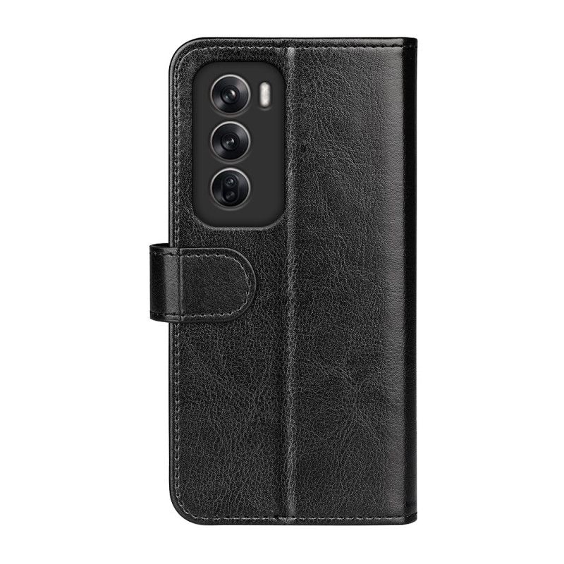 Leren Hoesje Oppo Reno 12 5g Vintage Bescherming Hoesje
