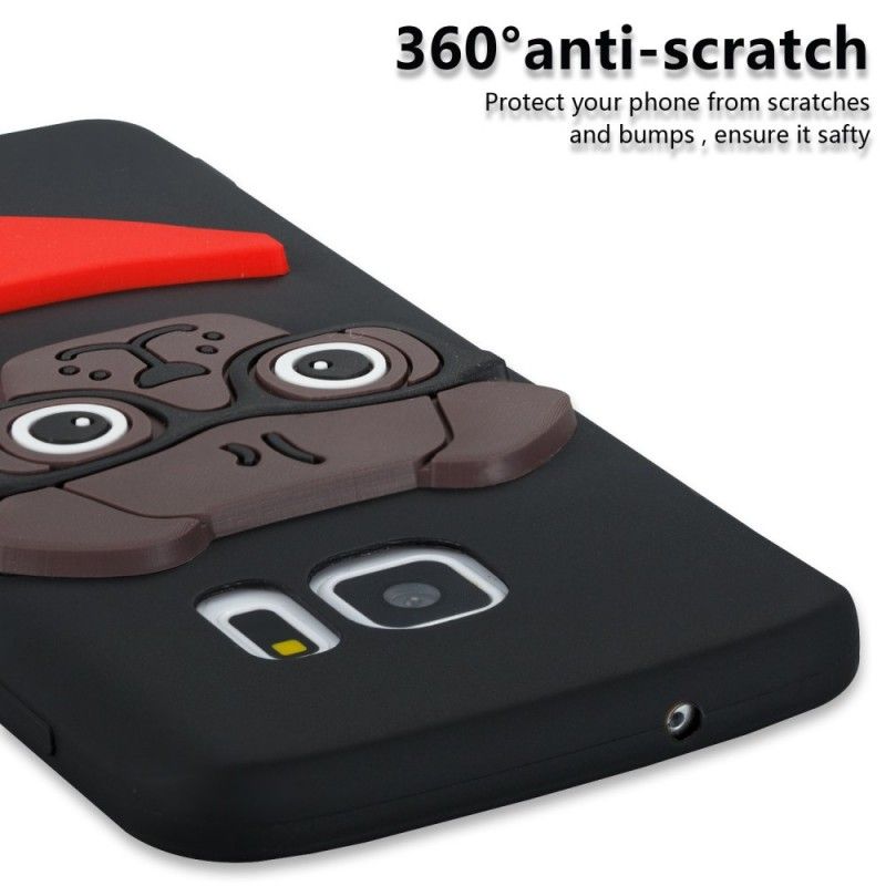 Case Hoesje Samsung Galaxy S7 Roze Telefoonhoesje 3D Nerdhond