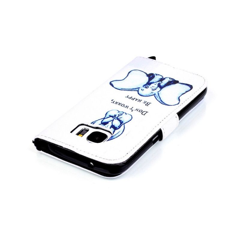 Cover Folio-hoesje Samsung Galaxy S7 Telefoonhoesje Maak Je Geen Zorgen