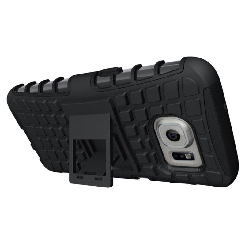 Cover Hoesje Samsung Galaxy S7 Wit Zwart Telefoonhoesje Ultrabestendig