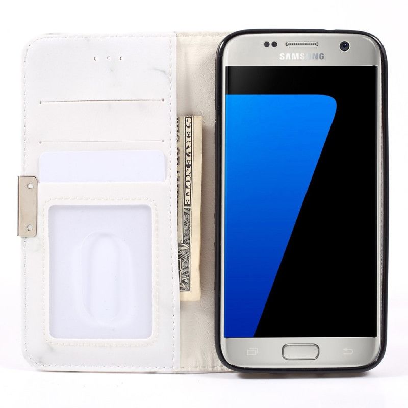 Folio-hoesje voor Samsung Galaxy S7 Marmer
