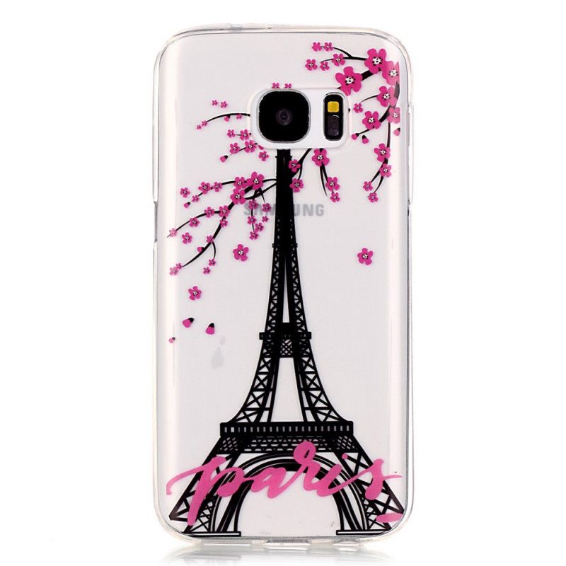 Hoesje Samsung Galaxy S7 Bloemrijke Eiffeltoren