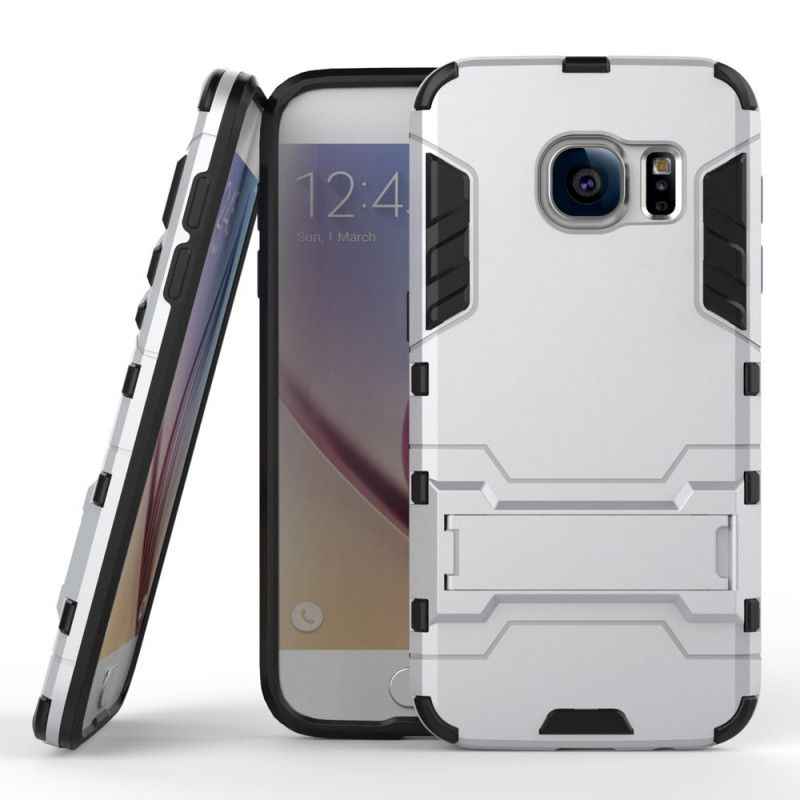 Hoesje Samsung Galaxy S7 Donkerblauw Rood Ultrabestendig