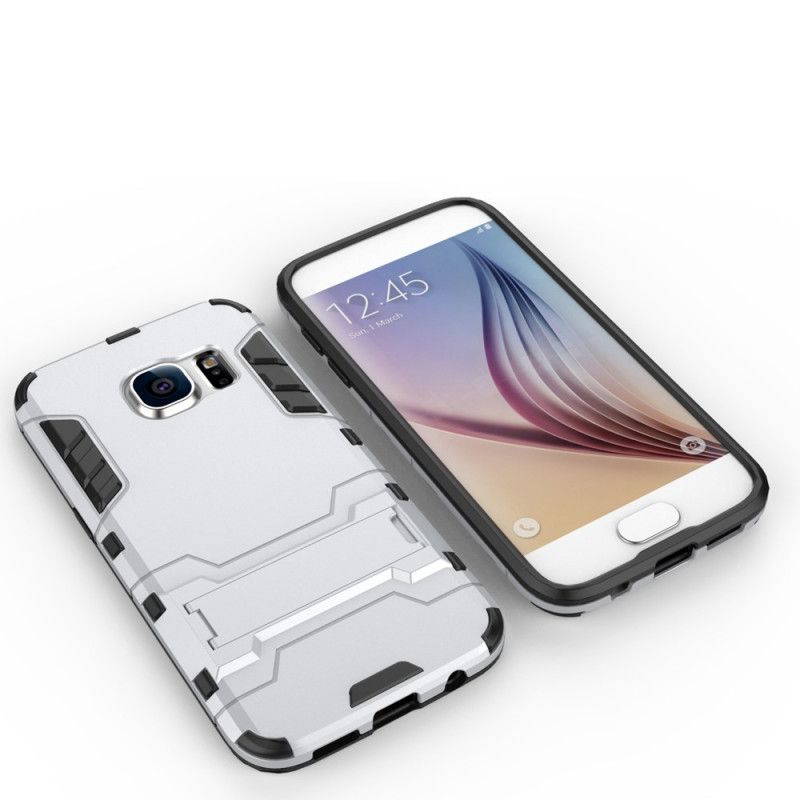 Hoesje Samsung Galaxy S7 Donkerblauw Rood Ultrabestendig
