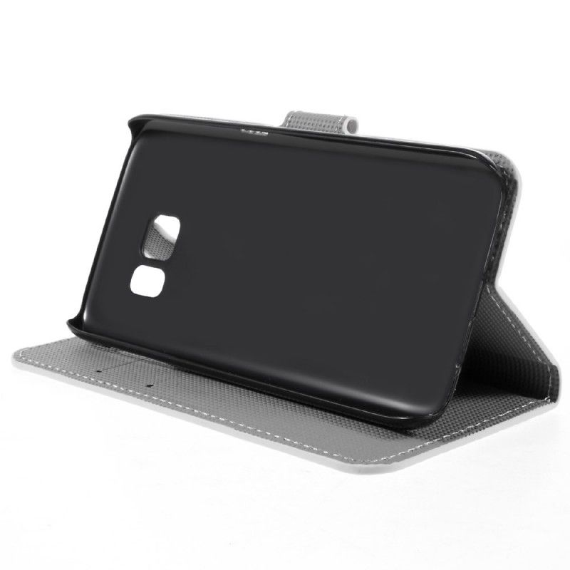 Leren Hoesje voor Samsung Galaxy S7 Uilenfamilie