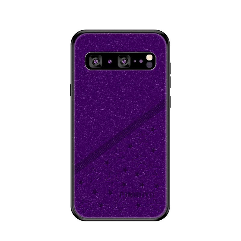 Hoesje Samsung Galaxy S10 5G Rood Zwart Gelukkige Ster Serie Pinwuyo